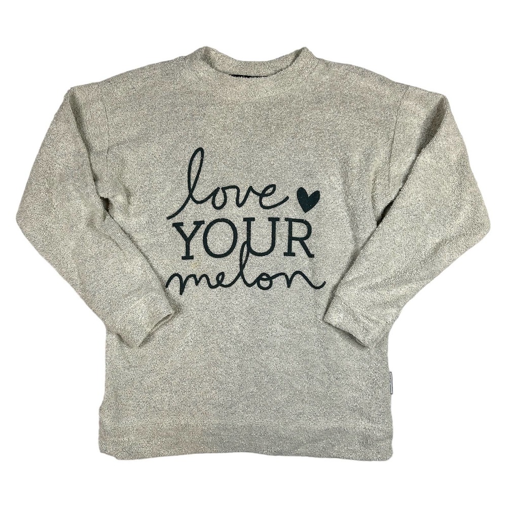 Woolly Threads x Love Your Melon Super Cozy Spell Out Mock Neck Pop Over Sweater